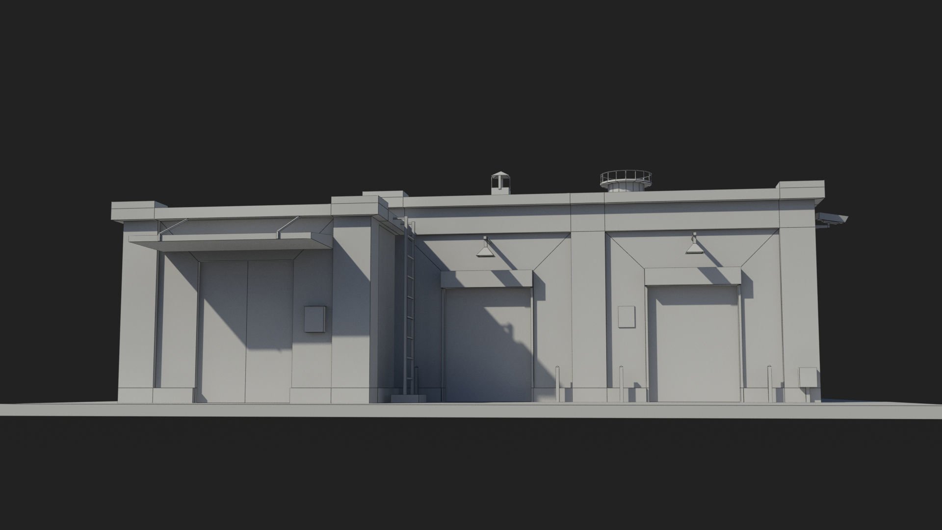 Factory xx9 Low-poly 3D model_8