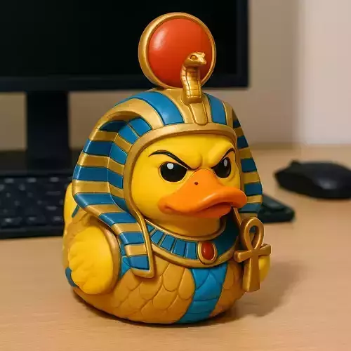 Rubber Duck - Ra - Sun god - 3D print 3D print model