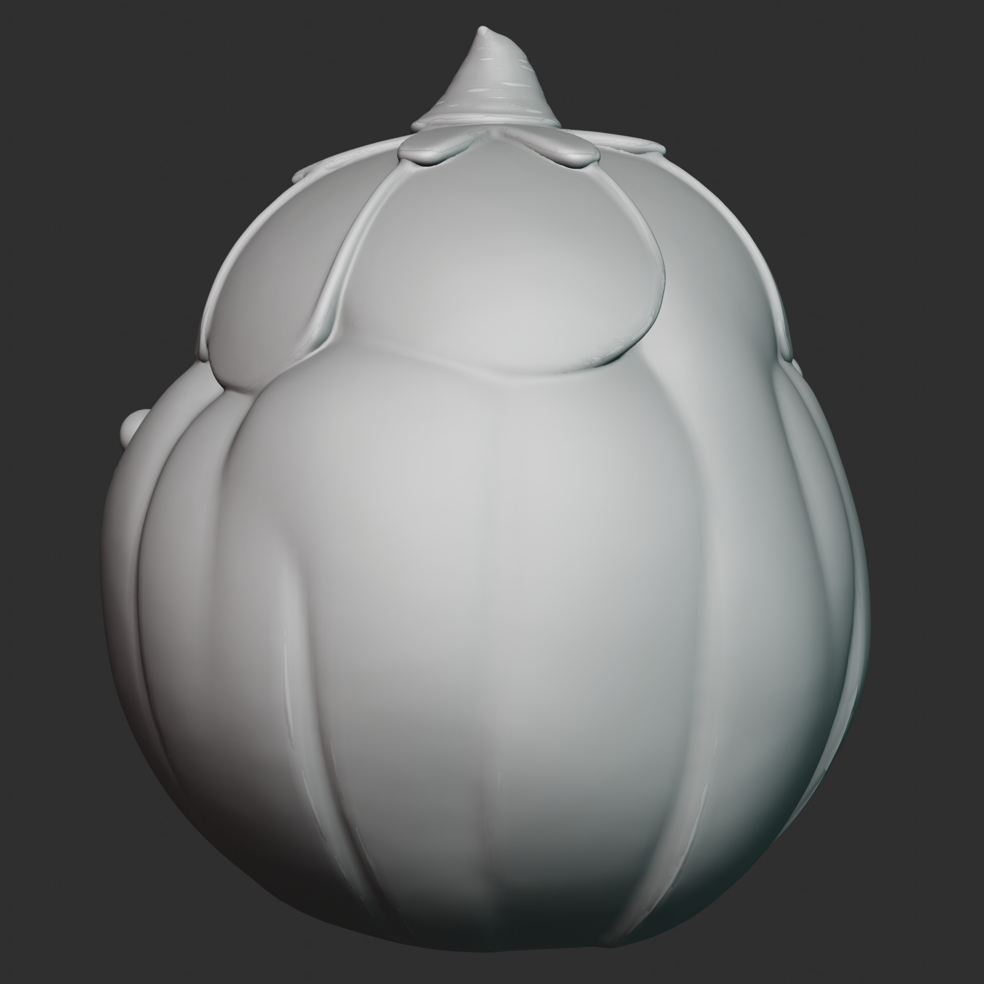 Sleeping Chipmunk in Acorn Nest 3D print model_7