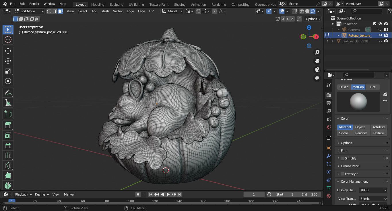 Sleeping Chipmunk in Acorn Nest 3D print model_4