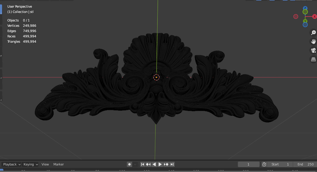 carved classic decorative ornament cnc 3d printing stl 02 3D model_7