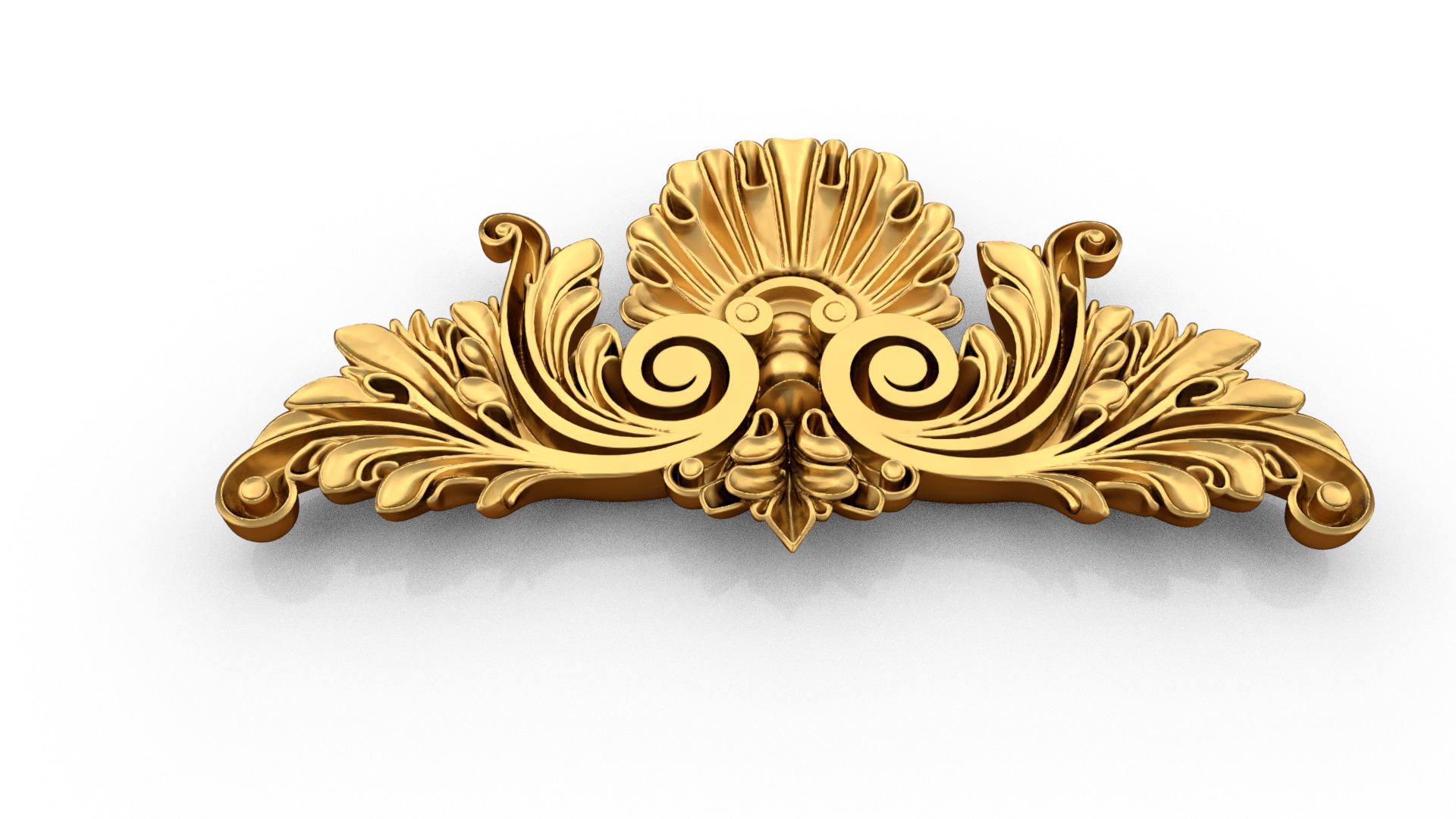 carved classic decorative ornament cnc 3d printing stl 02 3D model_3