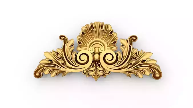 carved classic decorative ornament cnc 3d printing stl 02