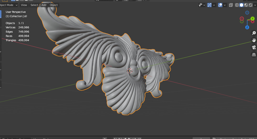 carved classic decorative ornament cnc 3d printing stl 02 3D model_6