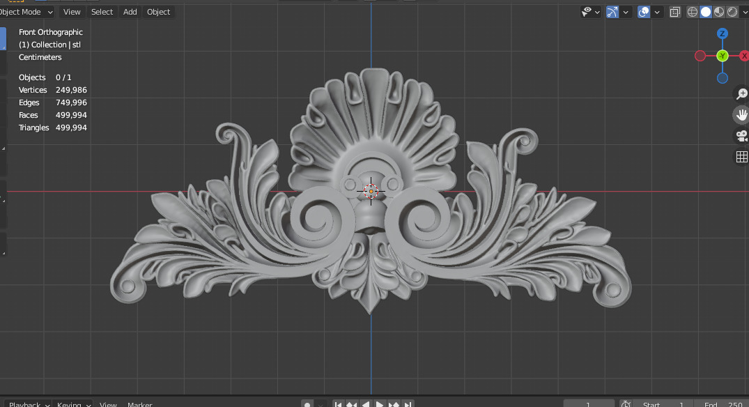 carved classic decorative ornament cnc 3d printing stl 02 3D model_5