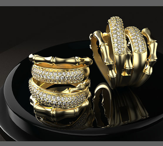Bones ring 3D print model