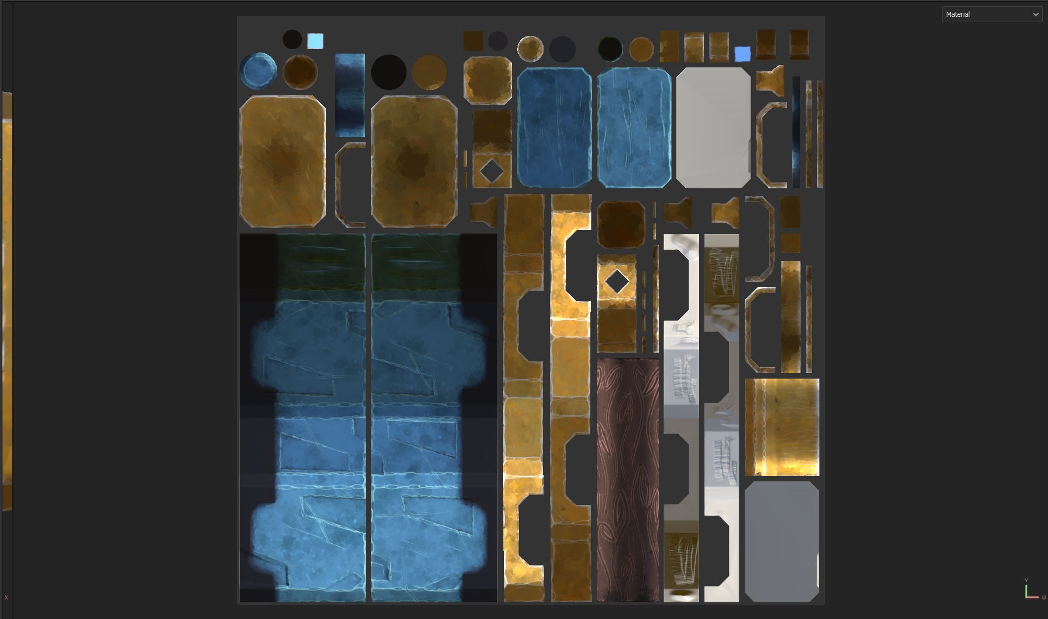 Game ready stylised hammer prop Low-poly 3D model Low-poly 3D model_8