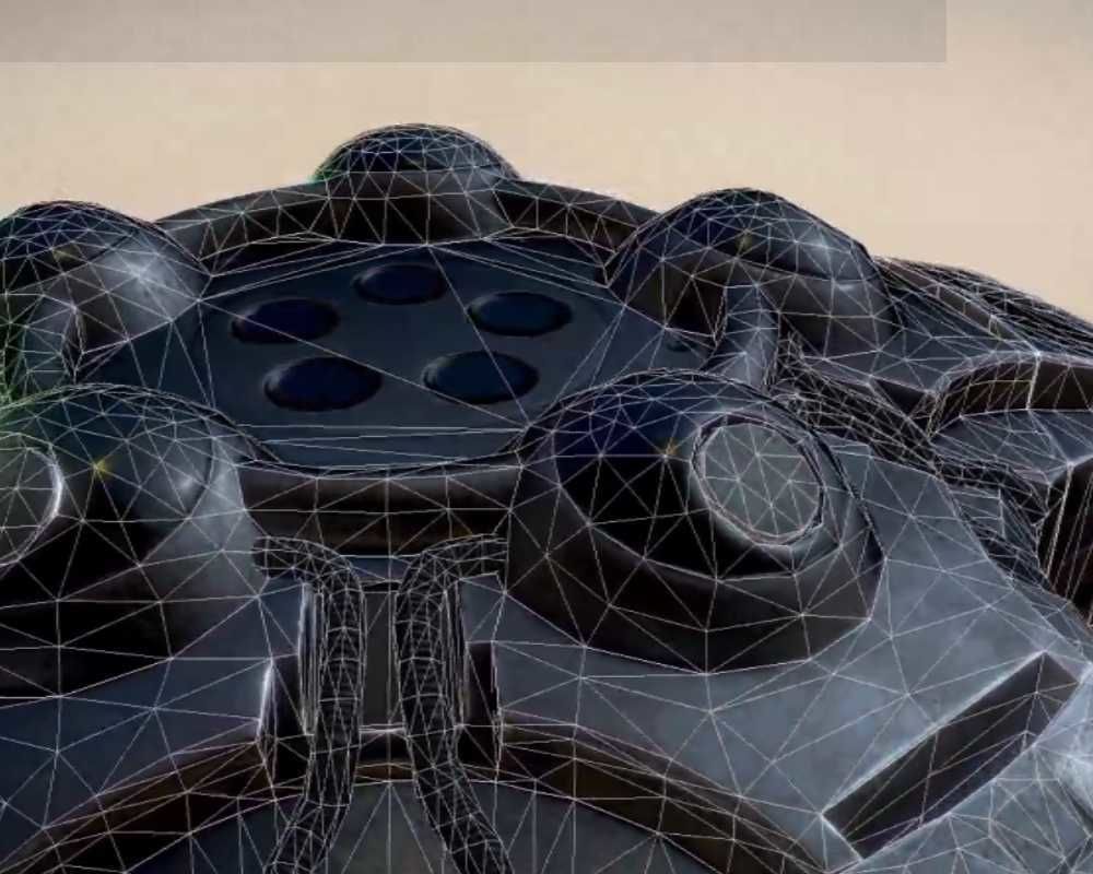 UFO Type 6 Animated and Game Ready Low-poly 3D model_30