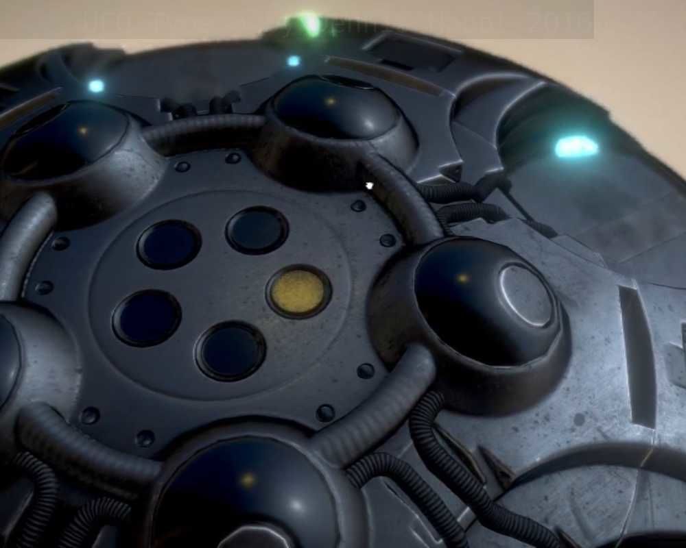 UFO Type 6 Animated and Game Ready Low-poly 3D model_33