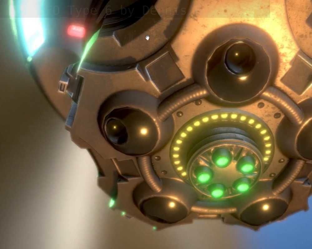 UFO Type 6 Animated and Game Ready Low-poly 3D model_73