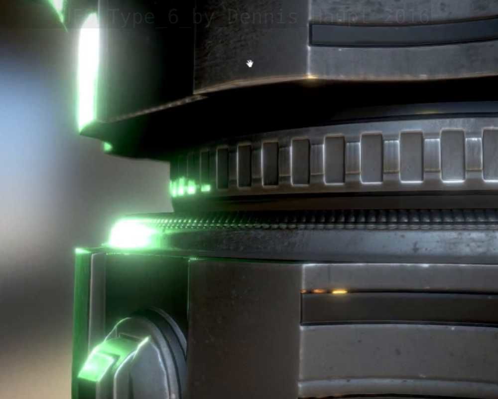 UFO Type 6 Animated and Game Ready Low-poly 3D model_48