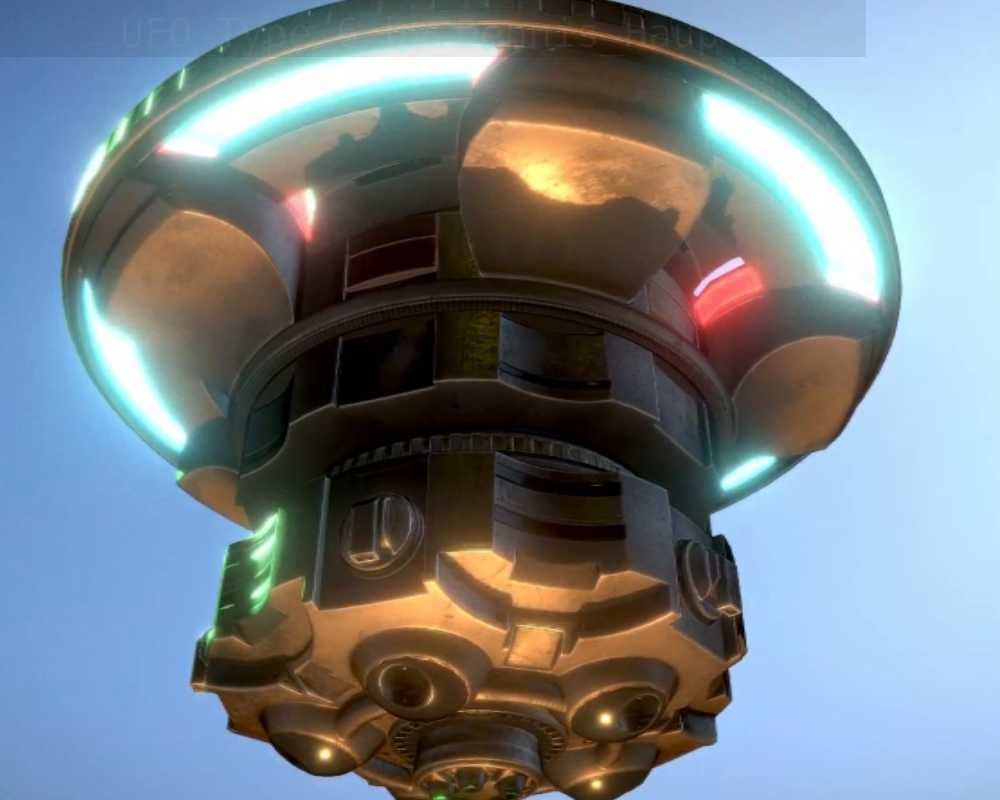 UFO Type 6 Animated and Game Ready Low-poly 3D model_21