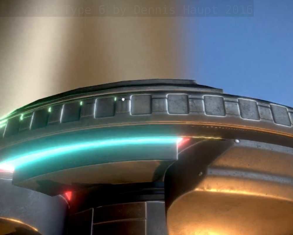 UFO Type 6 Animated and Game Ready Low-poly 3D model_81