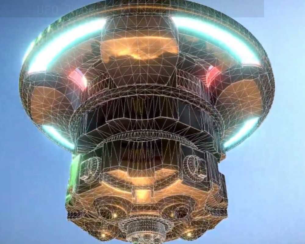 UFO Type 6 Animated and Game Ready Low-poly 3D model_63