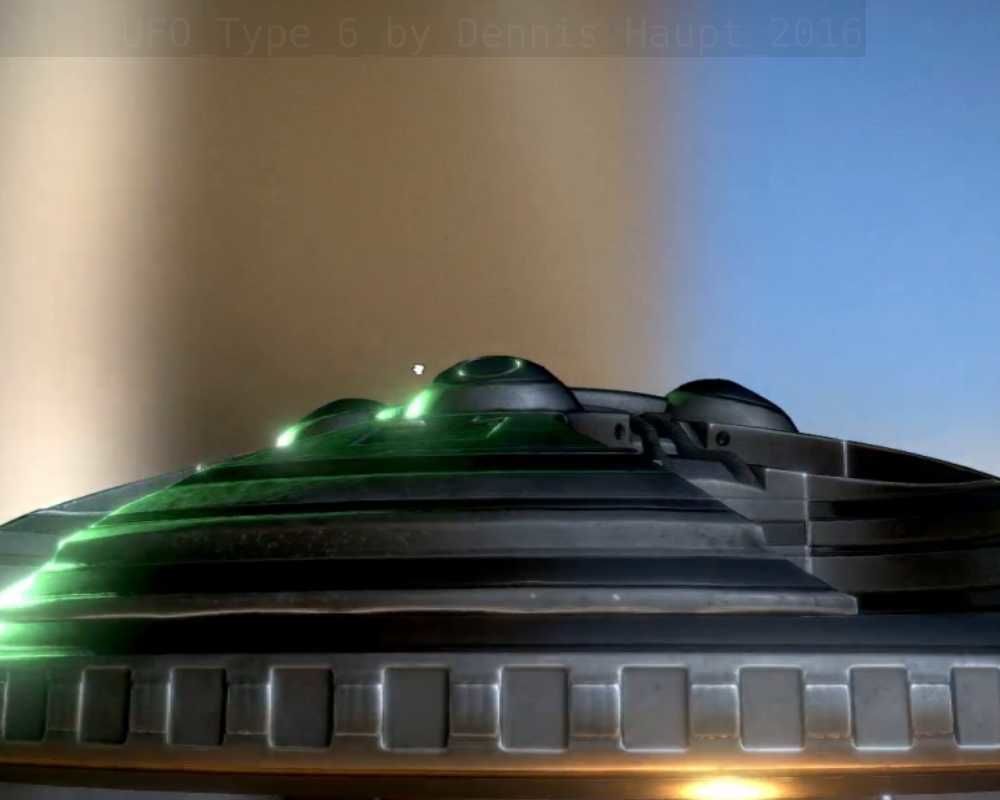 UFO Type 6 Animated and Game Ready Low-poly 3D model_74