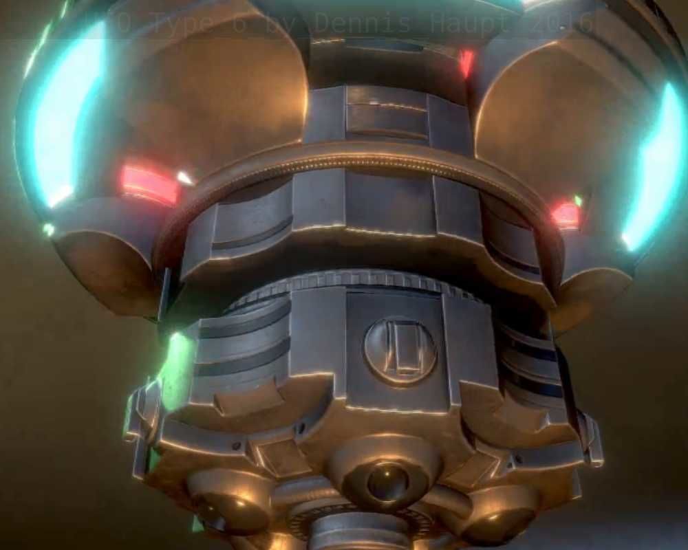 UFO Type 6 Animated and Game Ready Low-poly 3D model_58