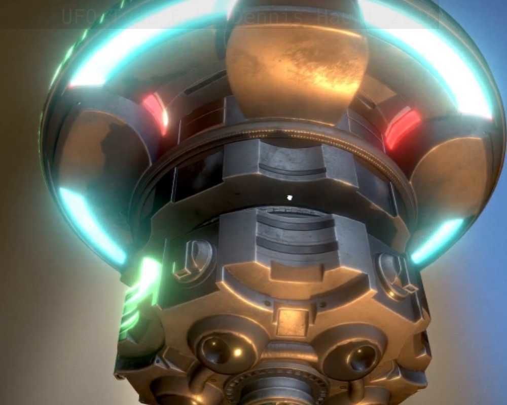 UFO Type 6 Animated and Game Ready Low-poly 3D model_15