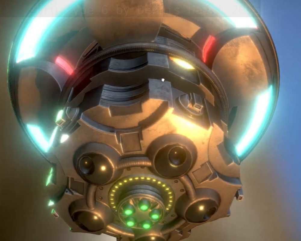 UFO Type 6 Animated and Game Ready Low-poly 3D model_3