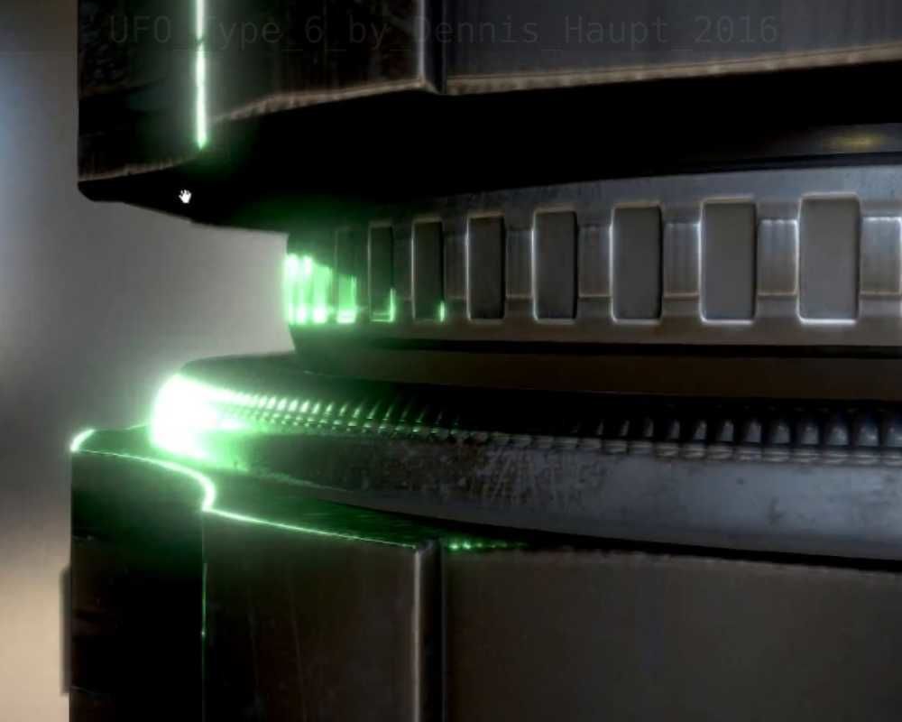 UFO Type 6 Animated and Game Ready Low-poly 3D model_47