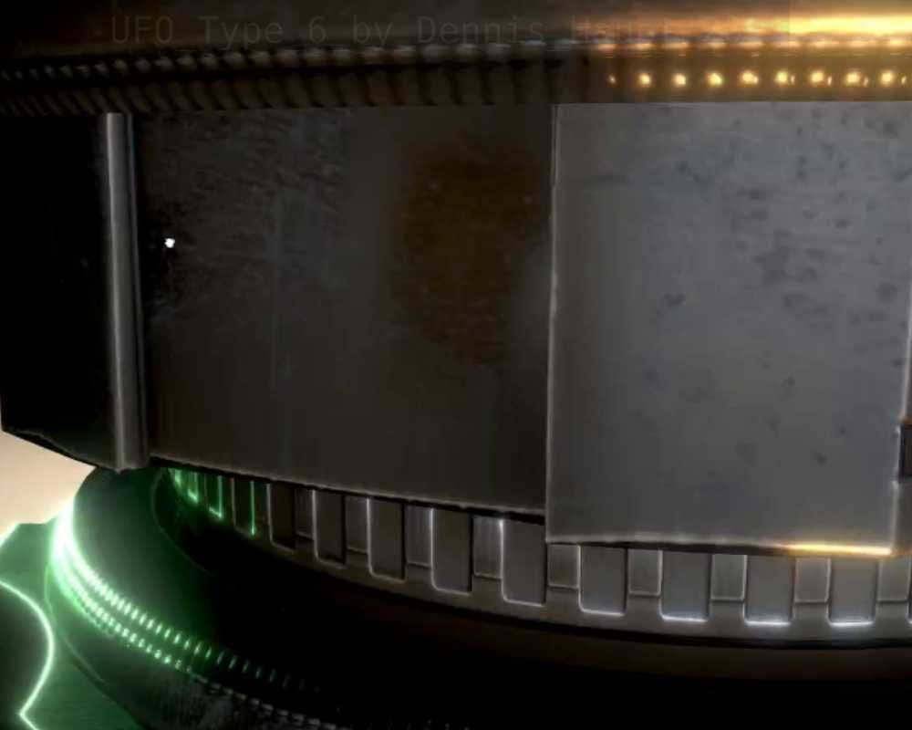 UFO Type 6 Animated and Game Ready Low-poly 3D model_19