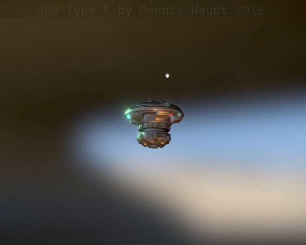UFO Type 6 Animated and Game Ready Low-poly 3D model_17