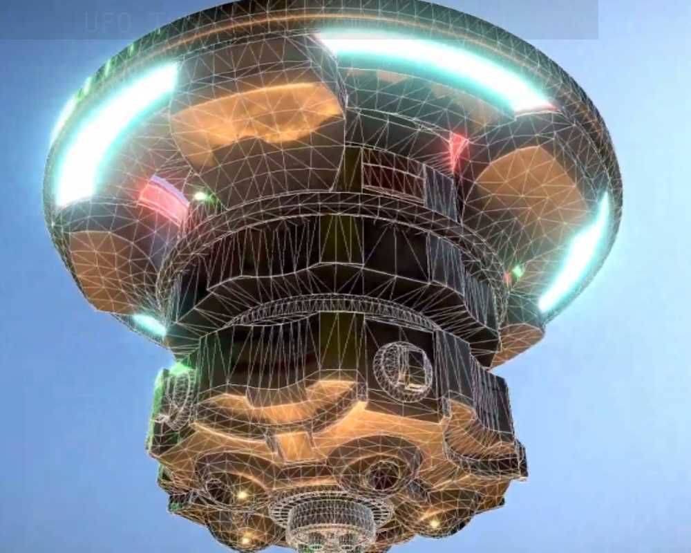 UFO Type 6 Animated and Game Ready Low-poly 3D model_55