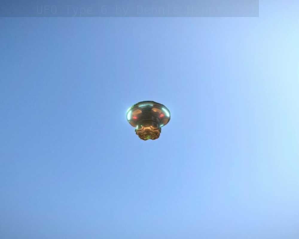 UFO Type 6 Animated and Game Ready Low-poly 3D model_39