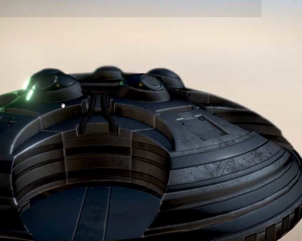 UFO Type 6 Animated and Game Ready Low-poly 3D model_57