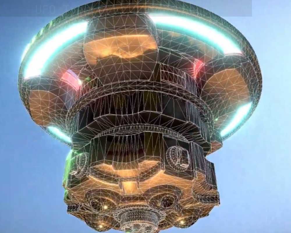 UFO Type 6 Animated and Game Ready Low-poly 3D model_59