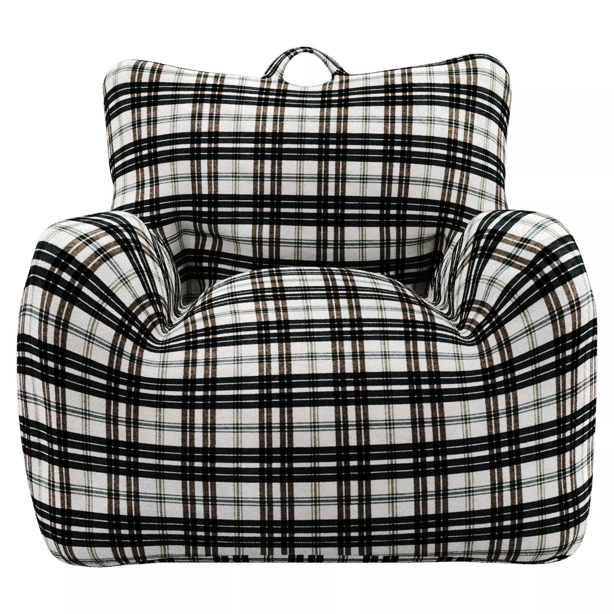 Bean Bag Low-poly 3D model