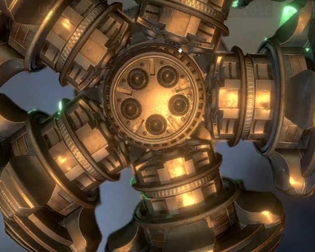 UFO Type 7 Animated and Game Ready Low-poly 3D model