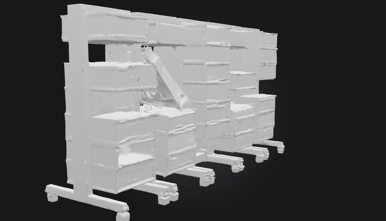 Abandoned Server Racks Decay of the Digital Age 3D model_4