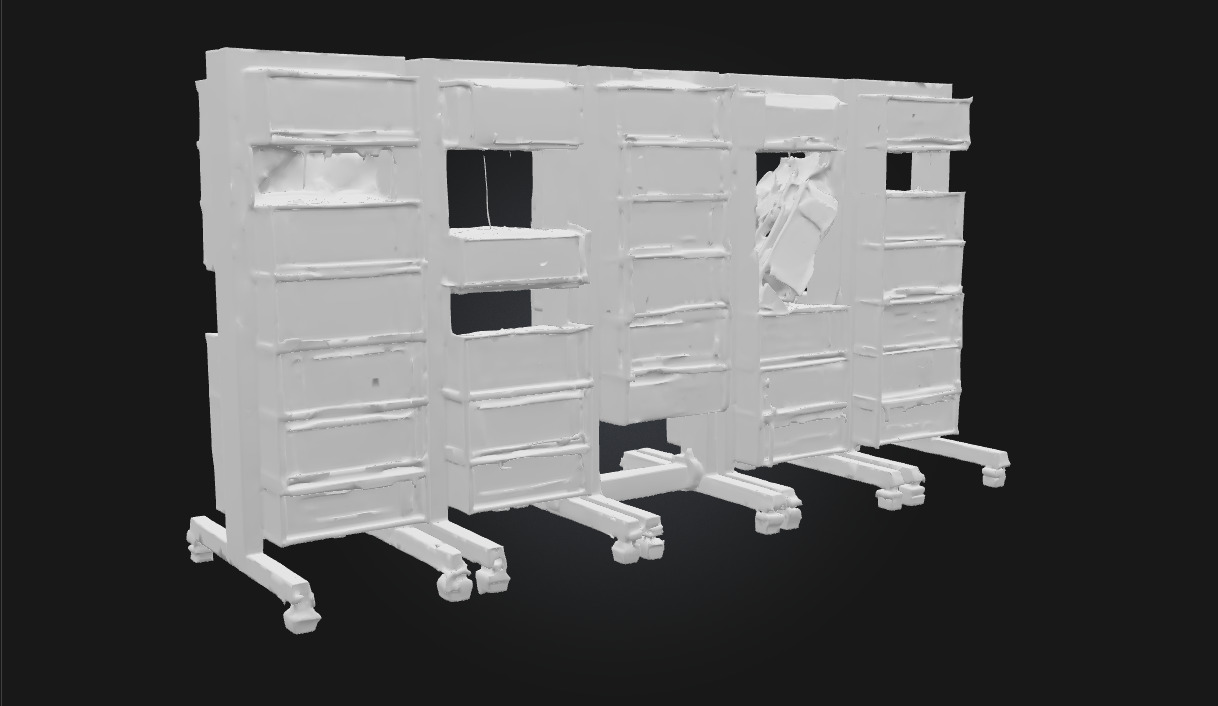 Abandoned Server Racks Decay of the Digital Age 3D model_6