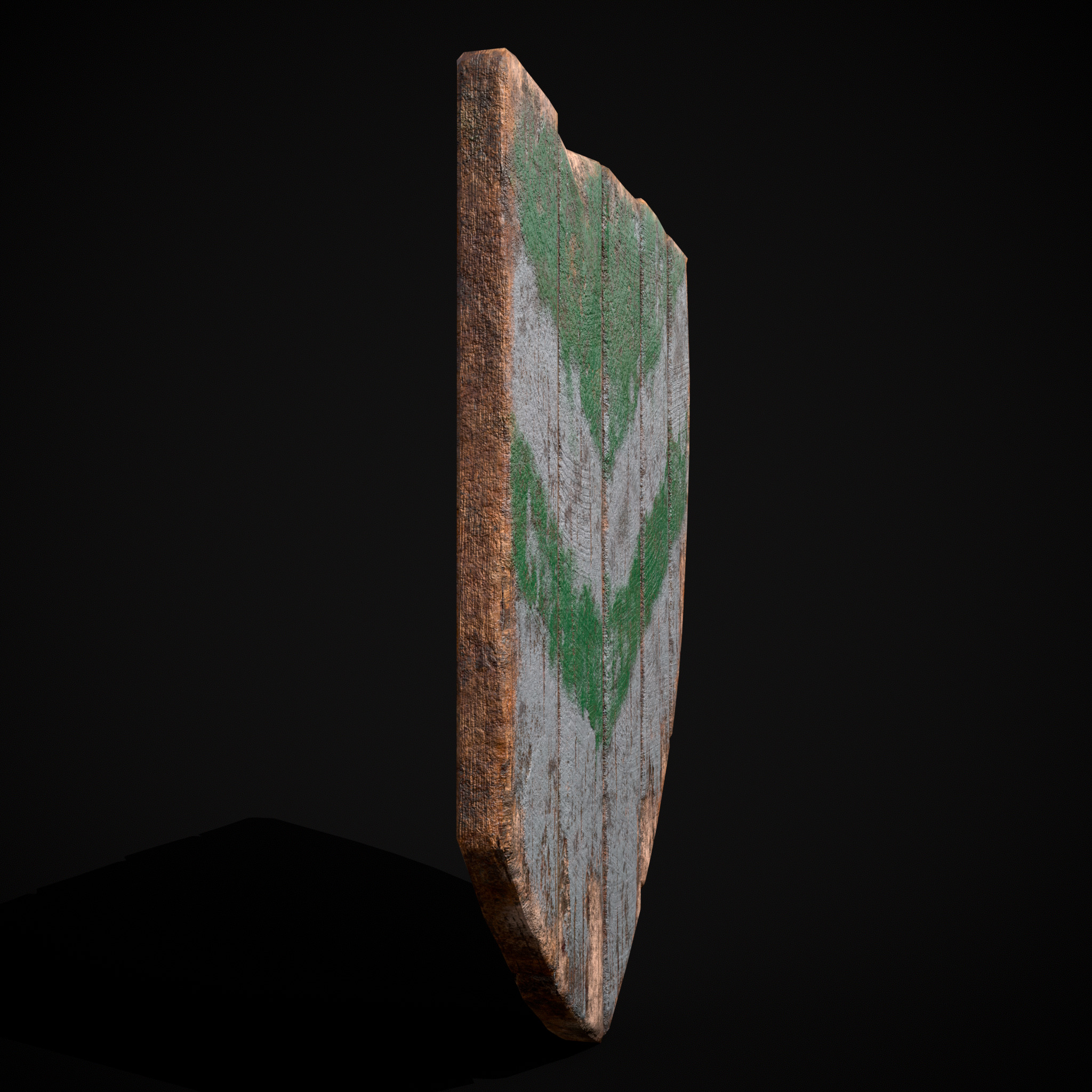 Striped GW Coat of Arms Low-poly 3D model_5