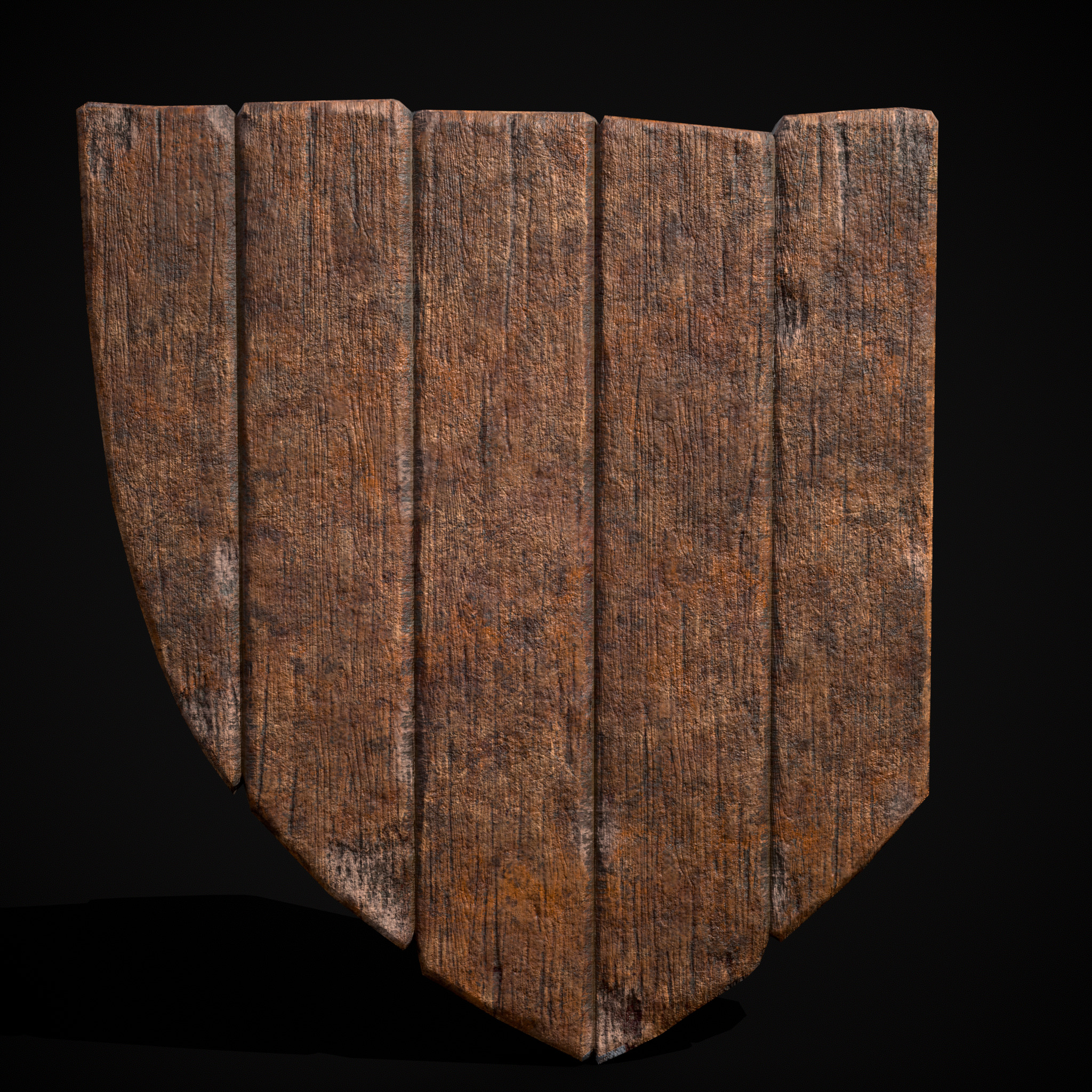 Striped GW Coat of Arms Low-poly 3D model_17