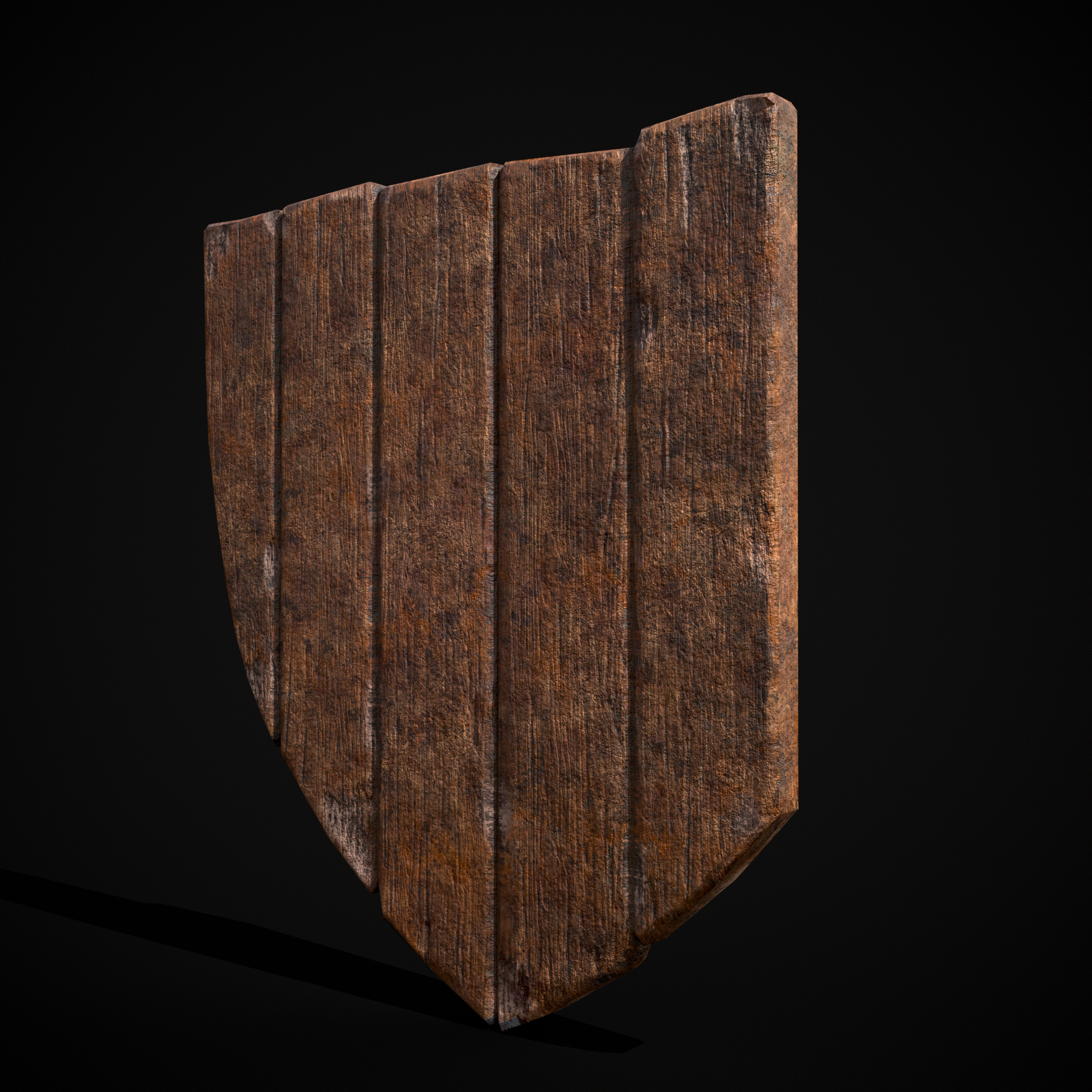 Striped GW Coat of Arms Low-poly 3D model_9