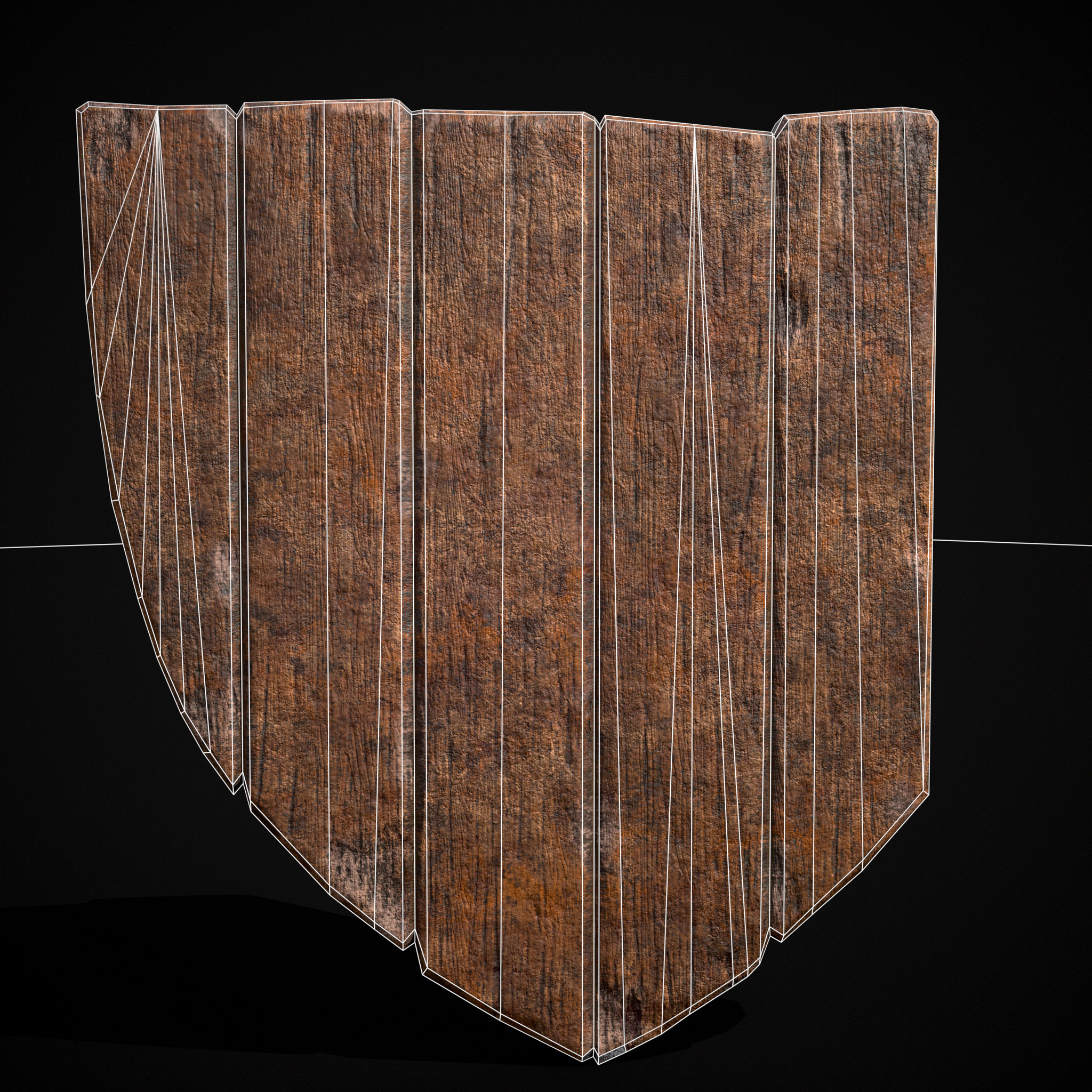 Striped GW Coat of Arms Low-poly 3D model_18