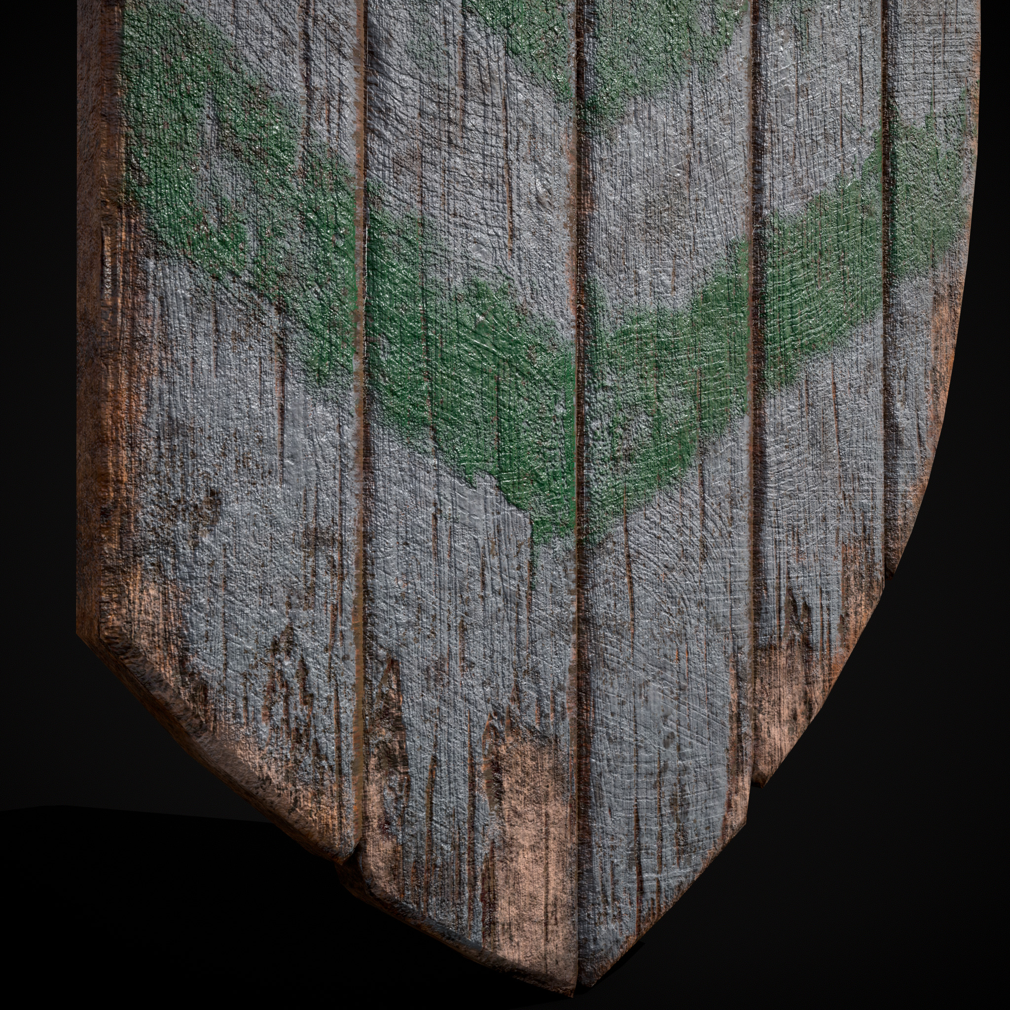 Striped GW Coat of Arms Low-poly 3D model_19