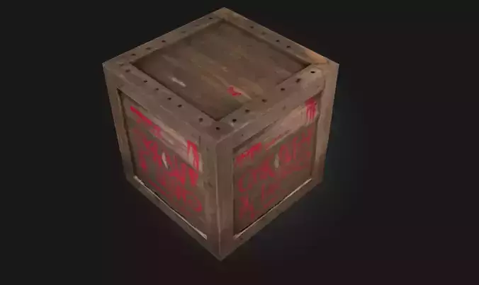 Dangerous Crate  High-Risk Cargo Container