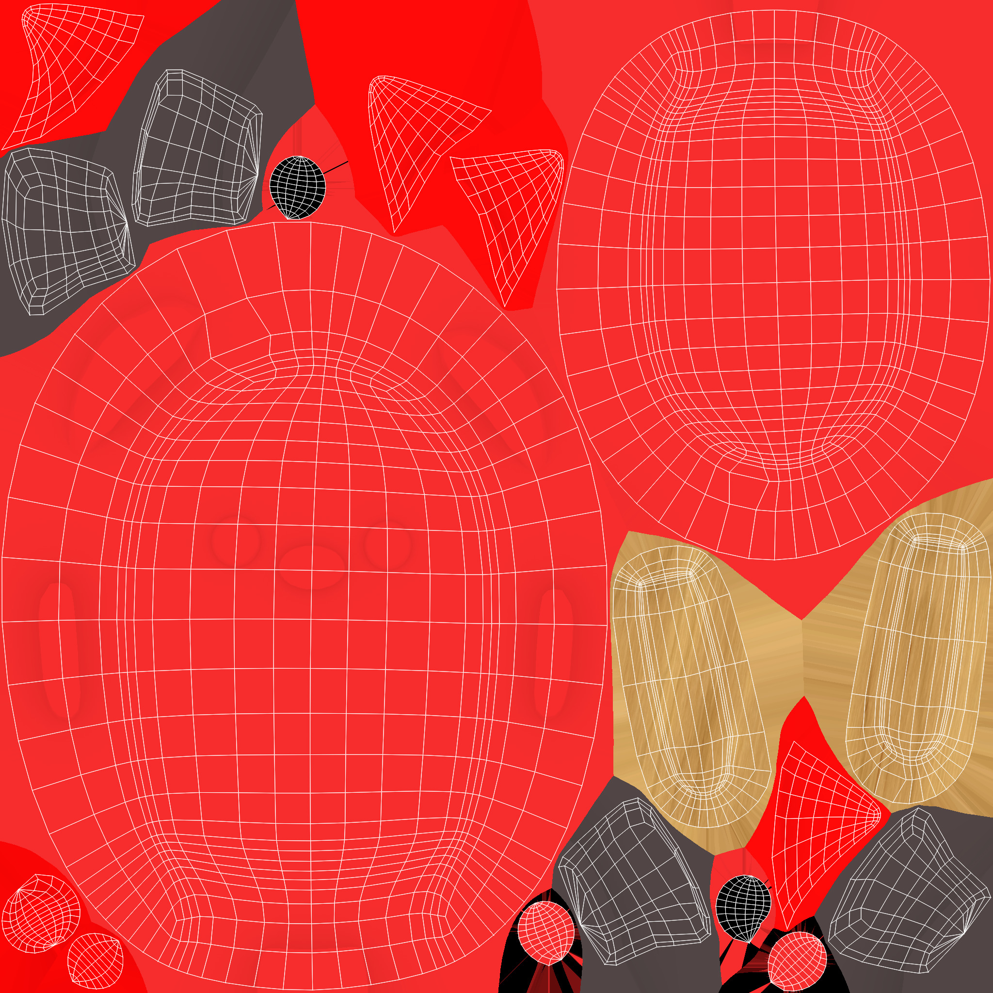 LowPoly Kawaii Devil Ice Cream Low-poly 3D model_6