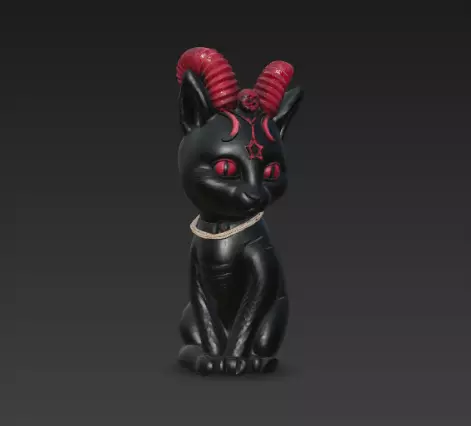 Demonic Cat 3D print model