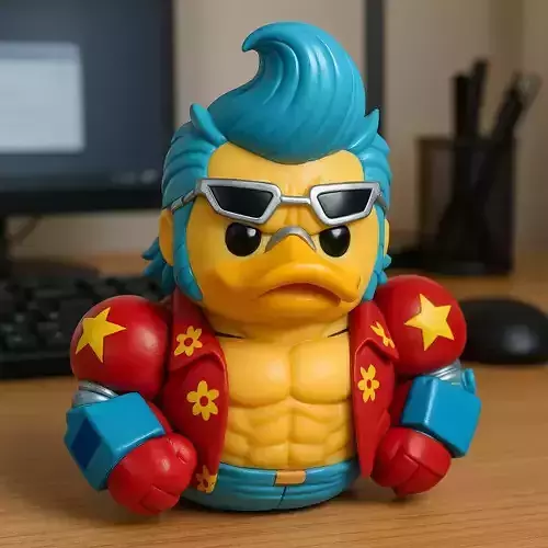 Rubber Duck - Franky One piece model - 3D print 3D print model