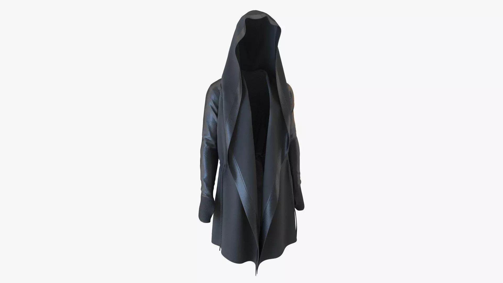 Black Cloak 3D Model - Game Ready PBR Subdivision-Ready Low-poly 3D model_0
