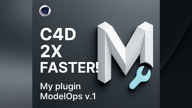 ModelOps Pro Cinema 4D Power Tool Plugin C4D 3D model