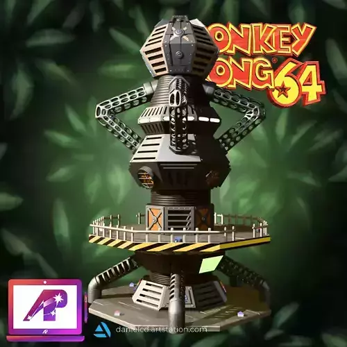 Donkey Kong 64 Hideout Helm  3D print model