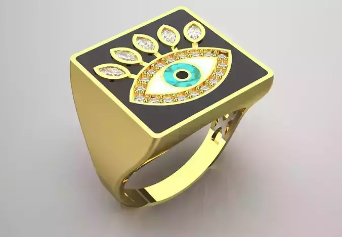 Evil Eye Ring jr00163