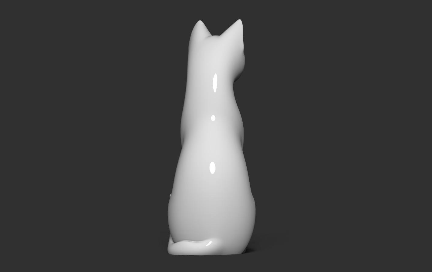 Cat Decoration 3D print model_15