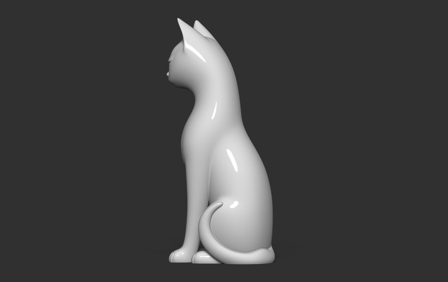 Cat Decoration 3D print model_14