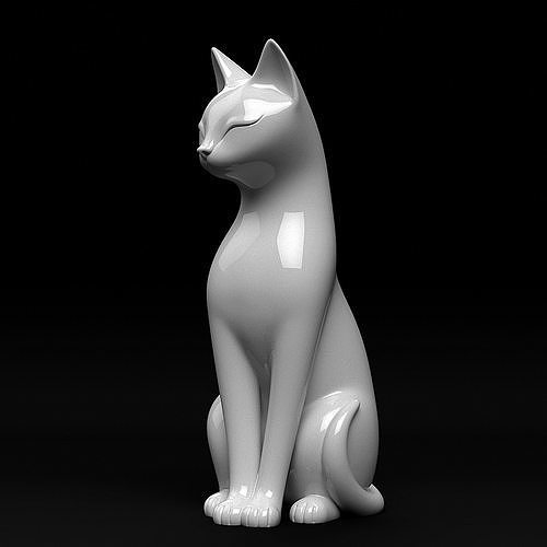 Cat Decoration 3D print model