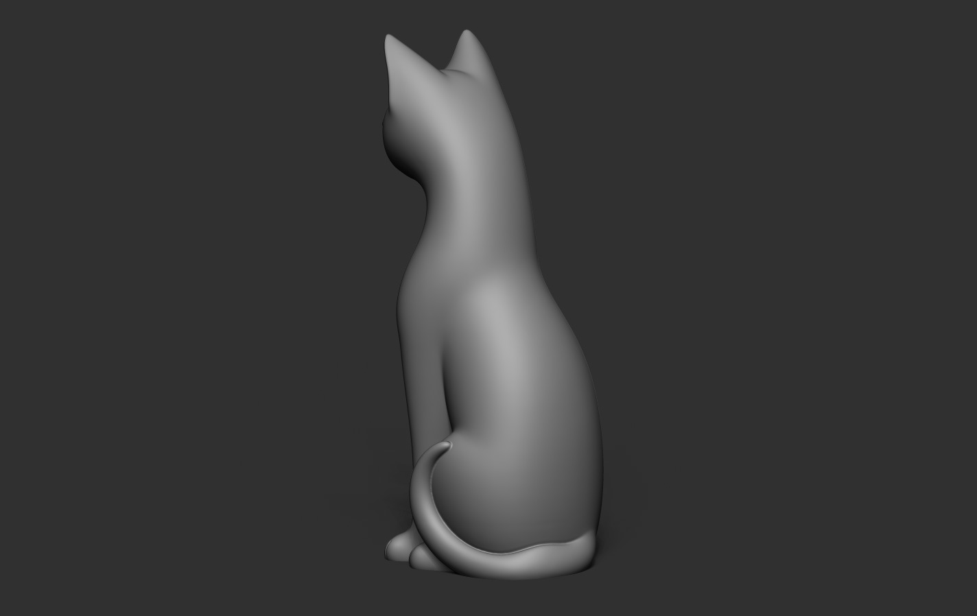 Cat Decoration 3D print model_10